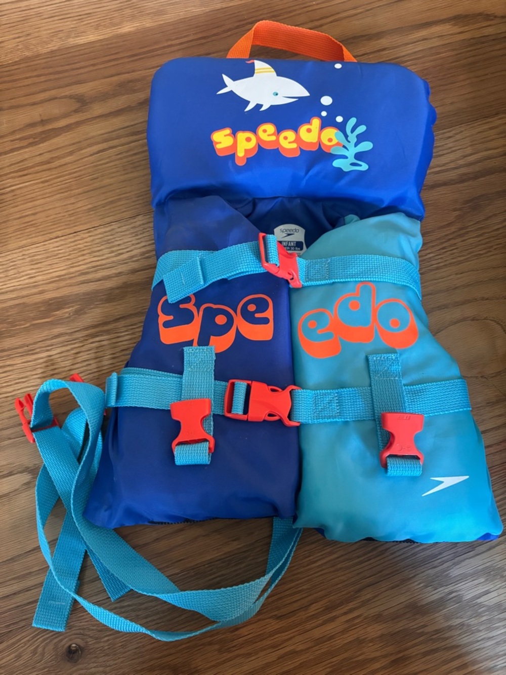 Speedo Infant Navy & Teal Swim Vest